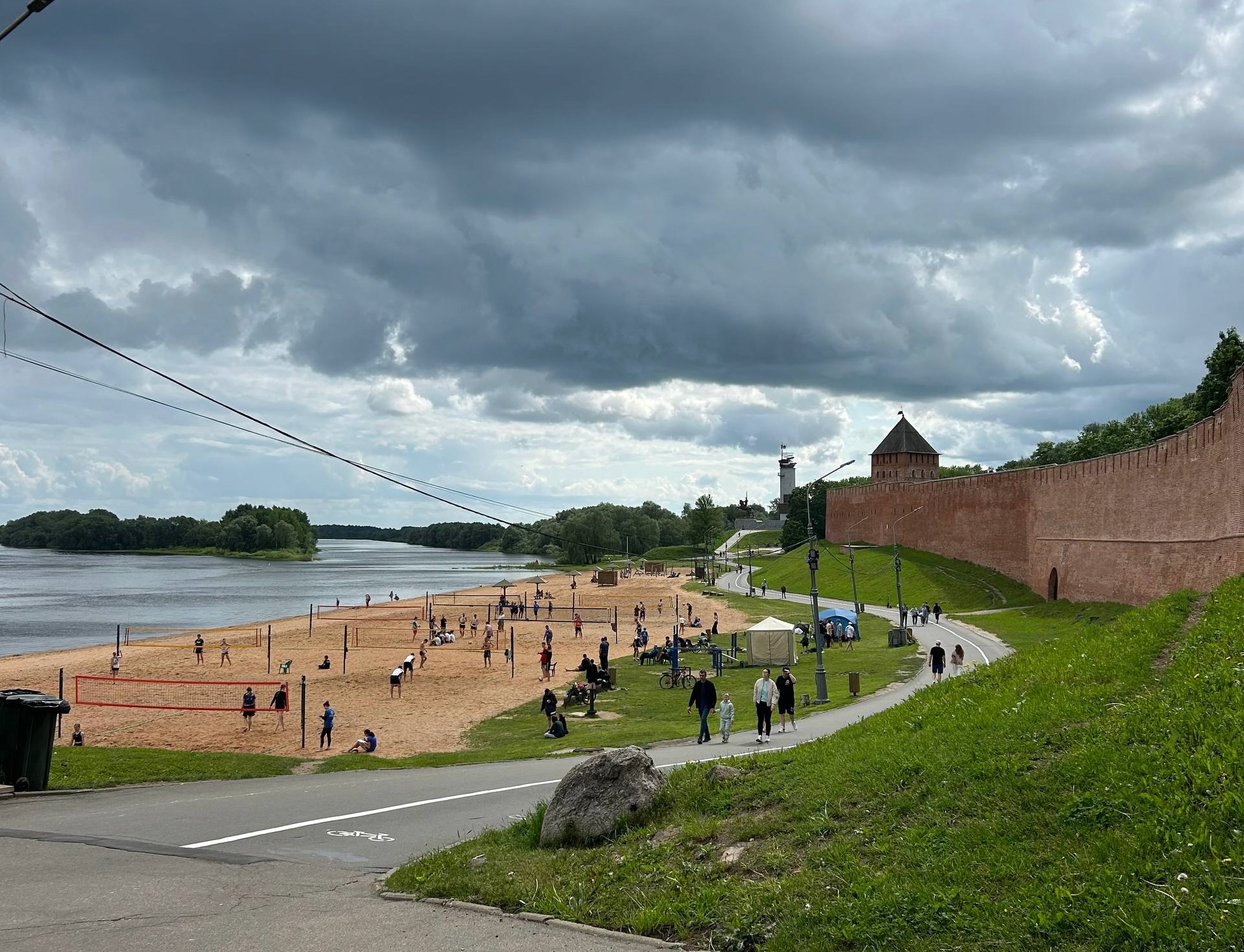 Новгородский кремль летом