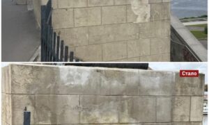 Мост Александра Невского в Великом Новгороде отремонтировали со странностями. Теги: Мост, Колонна моста, Ремонтные работы