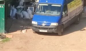 Боровичи утопают в стройотходах: на Сушанской улице разрушается площадка для мусора. Теги: Переполненные мусорные контейнеры, Куча строительного мусора
