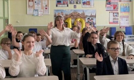 Телемост с участием школьников