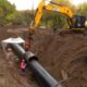 укладка сетей коллектора